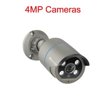 KJB Zunanja PoE IP kamera 4 MP z dvosmernim zvokom, objektiv 3,6 mm