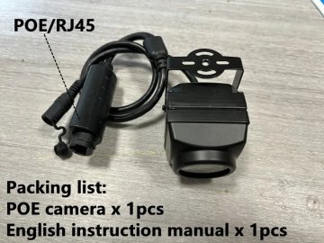 KJB IP kamera za opazovanje ptic 8 MP / 4K, PoE, objektiv 2,8 mm