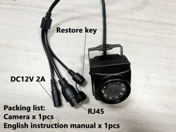 KJB IP kamera za opazovanje ptic 8 MP / 4K, objektiv 2,8 mm