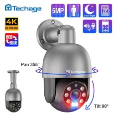 KJB PoE PTZ IP kamera 5 MP z dvosmernim zvokom, kartica 64 GB