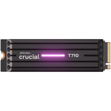 Crucial T710 2TB PCIe Gen5 NVMe 2280 M.2 SSD s hlajenjem
