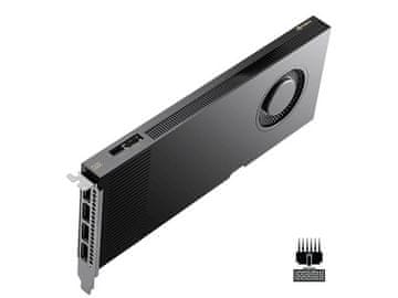 PNY Grafična kartica NVIDIA RTX PRO 4000 Blackwell, 24GB GDDR7 ECC, PCIe 5.0, 4xDP 2.1b, PNY