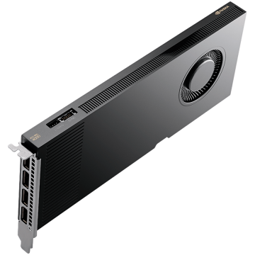 PNY NVIDIA RTX PRO 4000 Blackwell grafična kartica, 24GB GDDR7 ECC 192-bit, PCIe 5.0 x16, FMHL enojni slot, 4x DP 2.1b, OEM pakiranje