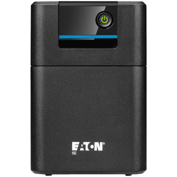 Eaton UPS 5E1600UD Gen2 1600VA/900W, Tower, Line Interactive, 4 x SCHUKO izhodi; 1 USB port; tipično napajanje za 1 PC - 42 min; 2 leti garancije