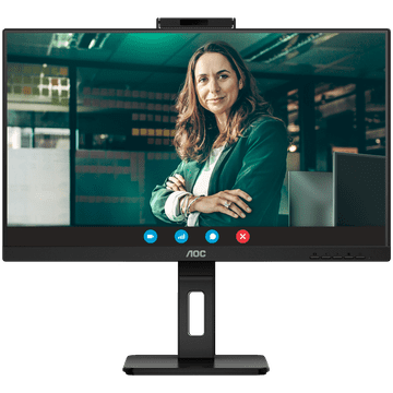 AOC Q27P3QW poslovni monitor - 68.6cm (27"), QHD (2560 x 1440), IPS, 100Hz, 4ms (GtG), Adaptive Sync, 2MP spletna kamera, mikrofon, USB razdelilnik, 2x HDMI, 1x DP