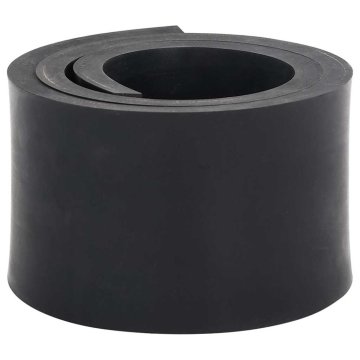 Vidaxl Gumijasti rob za snežni plug črn 120x8x1 cm