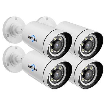 KJB Komplet 4 PoE IP kamer 8 MP / 4K z objektivom 3,6 mm