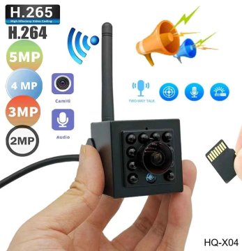 KJB Mini IR IP Camera with TF Card Slot, 940nm Night Vision, Two-Way Audio Mini IP kamera 2 MP z nočnim vidom 940 nm, 1,7 mm, brez kartice, EU