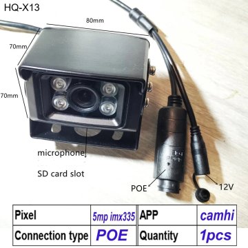 KJB Zunanja PoE IP kamera 5 MP z nočnim vidom, IP66, 3,6 mm