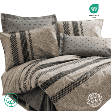 Cottonbox Posteljnina 200x220/50x70(2) ARLO – 100% bombaž Ranforce, rjuha 240x260 cm