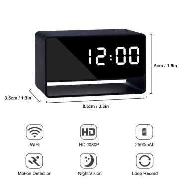 KJB 1080P WiFi Mini Camera with Night Vision and Motion Detection Mini Wi-Fi kamera C10, Full HD 1080p, s kartico 64 GB
