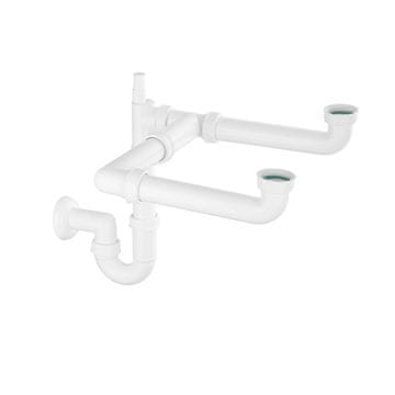 slomart Reguliran polsifon za dvokomorni pomivalnik 1x21WH