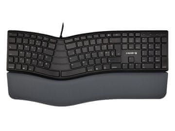 Cherry Tipkovnica KC 4500 ERGO, črna, USB, UK SLO g.