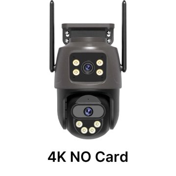KJB WiFi PTZ kamera z nočnim prikazom, izvedba z oznako 4K, brez vključene kartice, EU priklop