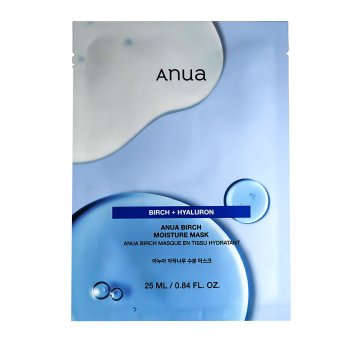 Anua Birch Moisture Mask vlažilna maska iz blaga 25 ml unisex