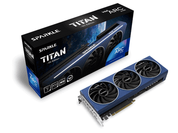 Sparkle Grafična kartica Intel ARC A750 TITAN OC Edition, 8GB GDDR6, PCIe 4.0 x16, 3xDP, 1xHDMI, Sparkle