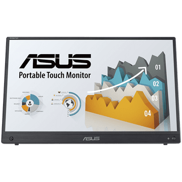 ASUS ZenScreen Touch MB16AMTR prenosni monitor na dotik - 39.62cm (15.6"), FHD (1920 x 1080), IPS, 10-točkovni dotik, vgrajena baterija, USB-C, Mini-HDMI