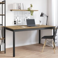 Vidaxl Jedilne mize 150 x 90 x 75 cm Inženirski les Artisan hrast