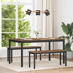 Vidaxl Jedilne mize 150 x 90 x 75 cm Inženirski les Star les