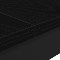 Vidaxl Jedilne mize 150 x 90 x 75 cm Inženirski les Črni hrast