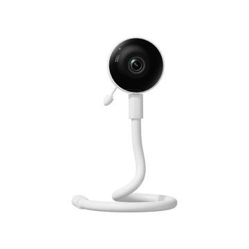 KJB Notranja Wi-Fi kamera 1080p za otroško sobo, Tuya, bela