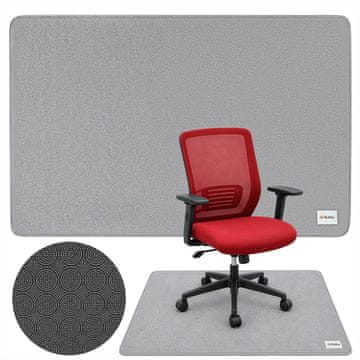 Northix Protizdrsna podloga za stole in fotelje 80 x 120 cm, PU hrbtna stran