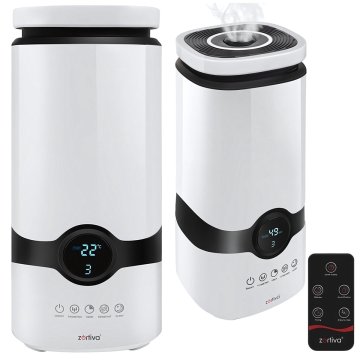 Northix Ultrazvočni vlažilec zraka 4 l z aromaterapijo in ionizatorjemair fryer, higrostat, bel