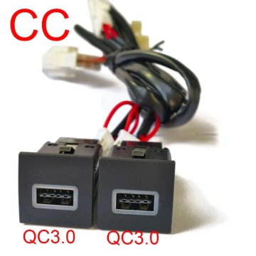 KJB Vgradni USB polnilnik za vozilo, 12 V, dva USB-A