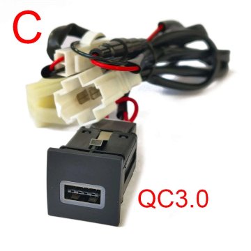 KJB Vgradni USB polnilnik za vozilo, 12 V, en USB-A