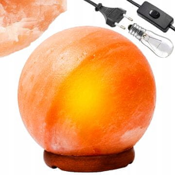 Dexxer Okrogla namizna himalajska solna lučka 3kg ionizator 15W