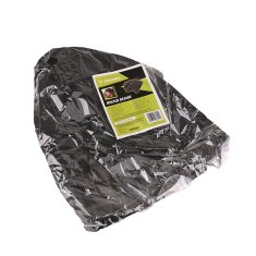 Northix Unisex zimska kapa s toplo flis podlogo, ena velikost, črna