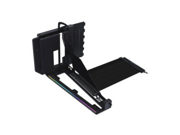 Lian Li Univerzalni vertikalni nosilec grafične kartice Lian Li GPU Bracket Kit V4, 4 reže, PCIe 5.0, črn