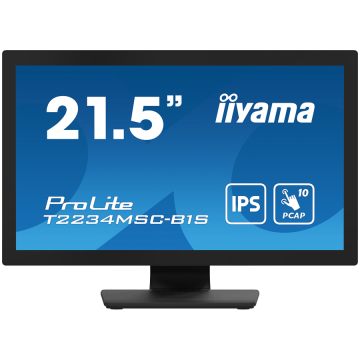 iiyama ProLite T2234MSC-B1S na dotik monitor - 55.9 cm (22''), FHD (1920 x 1080), IPS LCD, 8ms, 350 cd/m²