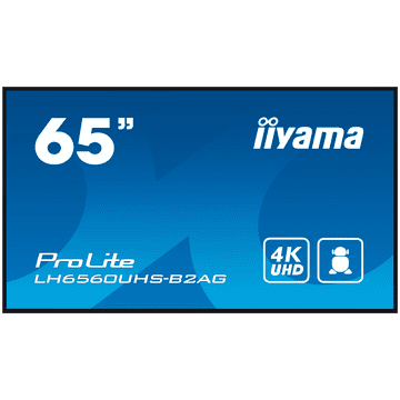 iiyama Prolite LH6560UHS-B2AG LFD - 164 cm (64.5''), 4K UHD (3840x2160), VA, 60Hz, 6.5ms, 500 cd/m²