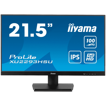 iiyama Prolite XU2293HSU-B7 poslovni monitor - 54.5 cm (21.5"), FULL HD (1920x1080), IPS LED, 100Hz, 300 cd/m², mat / črn