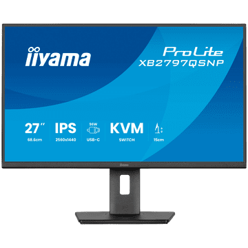 iiyama Prolite XB2797QSNP-B1 poslovni monitor - 68.6 cm (27''), WQHD (2560x1440), IPS LED, 1ms, 350 cd/m², mat / črn