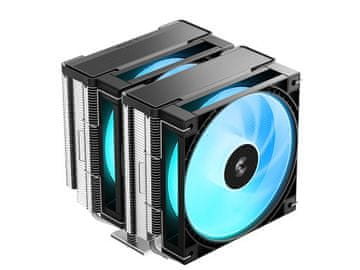 DEEPCOOL Hladilnik za procesor DeepCool AG620 G2 ARGB, 2x 120mm, črn