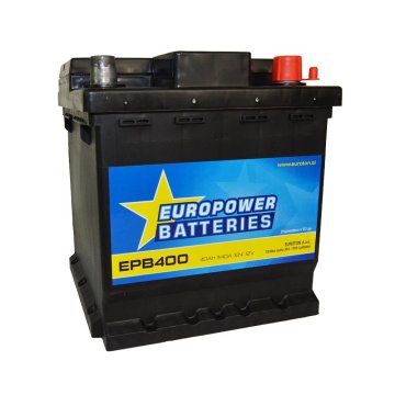 EURO POWER BATTERIES AKUMULATOR AH40 D+ 340A EURO POWER BATTERIES 175X175X190 533384 - 40AH EPB400