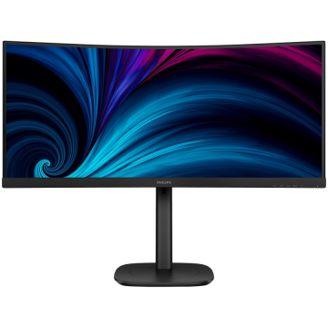 Philips 34B2U3600C ukrivljen poslovni monitor - 86.4cm (34''), UWQHD (3440 x 1440), VA, 1500R, 120Hz, 4ms, Adaptive Sync, 1x HDMI, 1x DP, 1x USB-C (DP Alt mode, PD 90W), USB razdelilnik, KVM, RJ45,