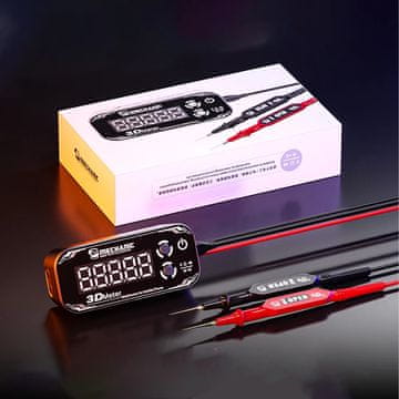 KJB Digitalni multimeter s tremi zasloni, za nizkonapetostno elektroniko