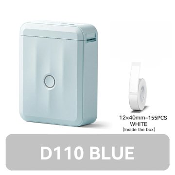 KJB Bluetooth termični tiskalnik nalepk D110, moder, standardni paket