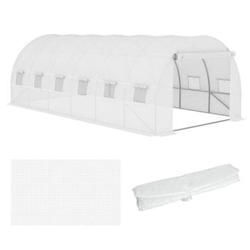 Homestar Zamenjava pokrova rastlinjaka 600x300x200 cm bela