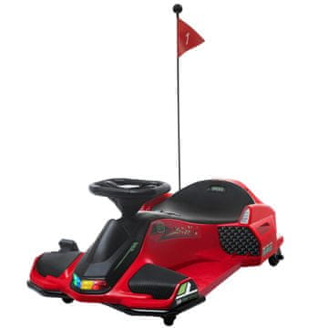 Homestar Električni gokart za otroke 90x53x99 cm rdeč