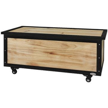 Homestar Zunanja shramba za vrt 100x50x43 cm naravna