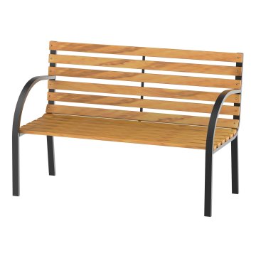 Homestar Vrtna klop za 2 osebi 122x60x83 cm naravna