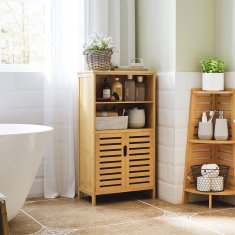 Homestar Kopalniška omarica 50x29x92 cm naravni shranjevalni prostor