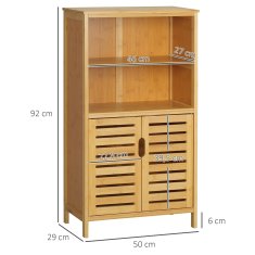 Homestar Kopalniška omarica 50x29x92 cm naravni shranjevalni prostor