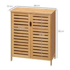 Homestar Kopalniška omarica 68x32x86 cm naravna