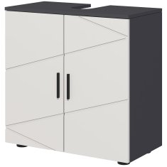 Homestar Kopalniška omarica 60x30x60 cm siva