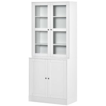 Homestar Knižna omara 76x40x178,5 cm Bela